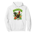 Rooster Groovy Floral Rooster Hoodie - Minimalist Print for Adults - T-Shirt, Sweatshirt, Hoodie