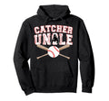 Baseball Catcher Uncle Baseball Catcher Hoodie - Trendy Graphic Unisex - T-Shirt, Sweatshirt, Hoodie