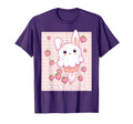 Kawaii Aesthetic Strawberry Ice Cream T-Shirt - Minimalist Print Unisex - T-Shirt, Sweatshirt, Hoodie