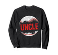 Baseball Uncle Happy Fathers Day Sweatshirt - Fun Novelty Design Unisex - T-Shirt, Sweatshirt, Hoodie