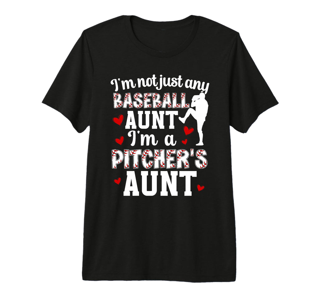 Im Baseball Pitcher Aunt Baseball T-Shirt - Aesthetic Graphic Men Women - T-Shirt, Sweatshirt, Hoodie