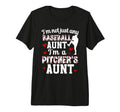 Im Baseball Pitcher Aunt Baseball T-Shirt - Aesthetic Graphic Men Women - T-Shirt, Sweatshirt, Hoodie