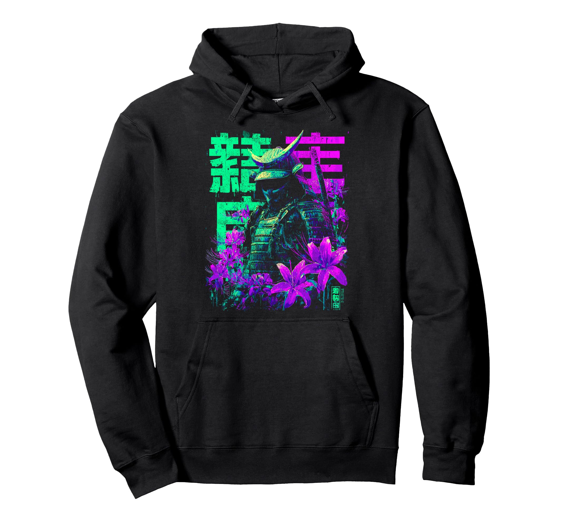 Japanese Streetwear Blossom Samurai Hoodie - Graphic Print Men Women - T-Shirt, Sweatshirt, Hoodie