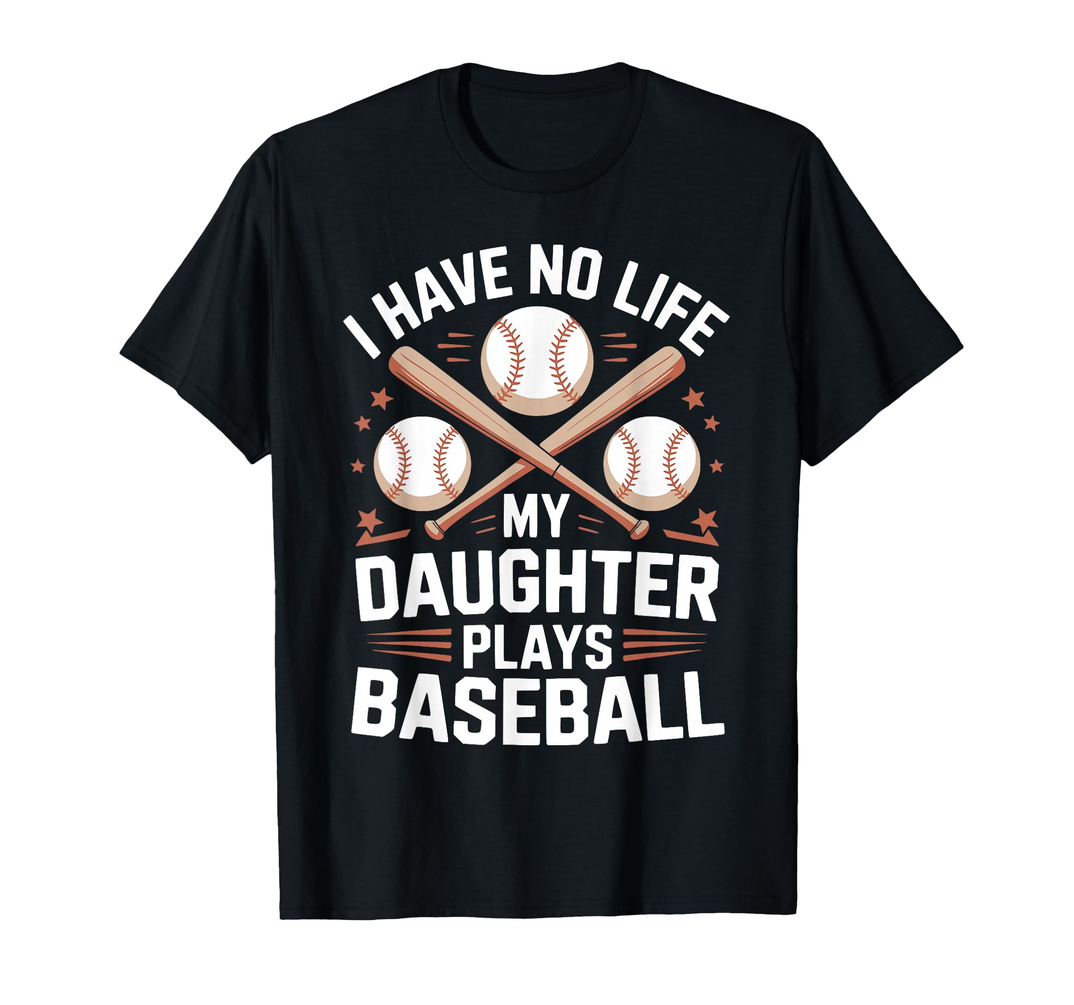 Funny Baseball Parents Daughter Mom T-Shirt - Unique Graphic Men Women - T-Shirt, Sweatshirt, Hoodie