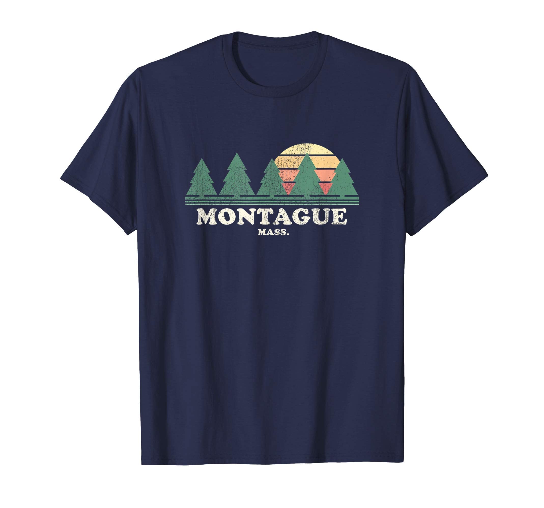 Montague Ma Throwback 70S T-Shirt - Fun Novelty Design Men Women - T-Shirt, Sweatshirt, Hoodie