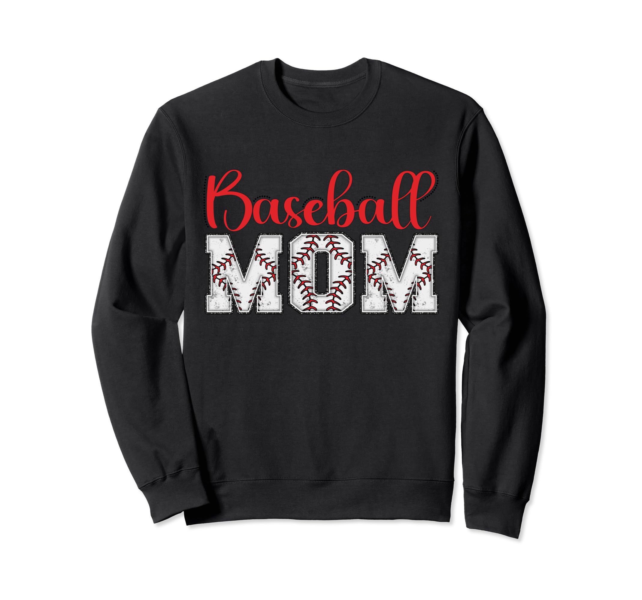 Baseball Mom Funny Sporty Sweatshirt - Unique Graphic Unisex - T-Shirt, Sweatshirt, Hoodie