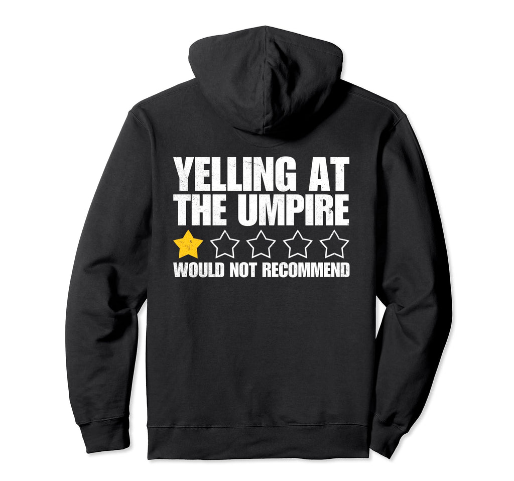 Baseball Dad Umpire 1 Star Rating Hoodie - Novelty Apparel Men Women - T-Shirt, Sweatshirt, Hoodie
