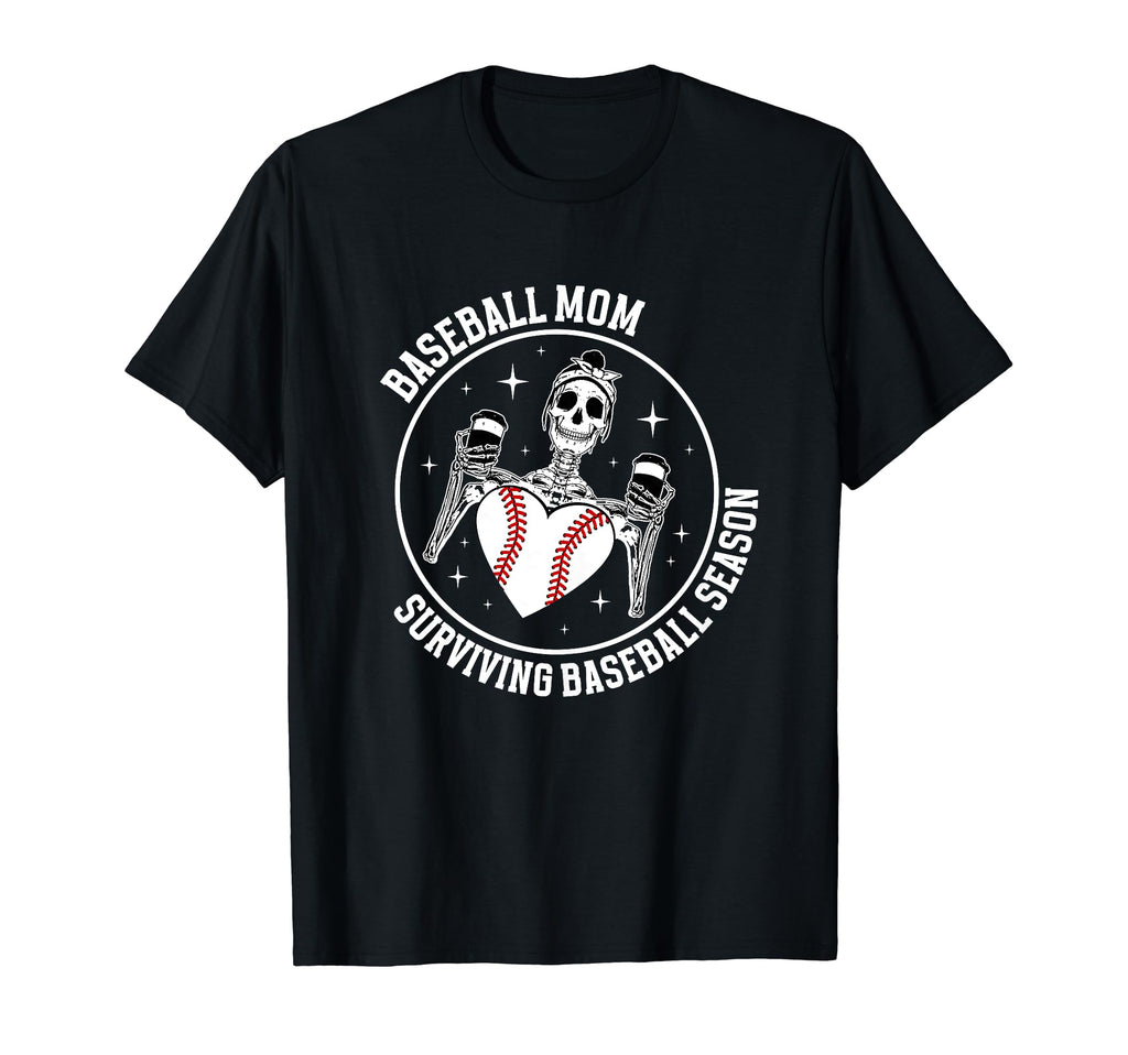 Baseball Mom Funny Mom Baseball Player T-Shirt - Trendy Graphic Men Women - T-Shirt, Sweatshirt, Hoodie