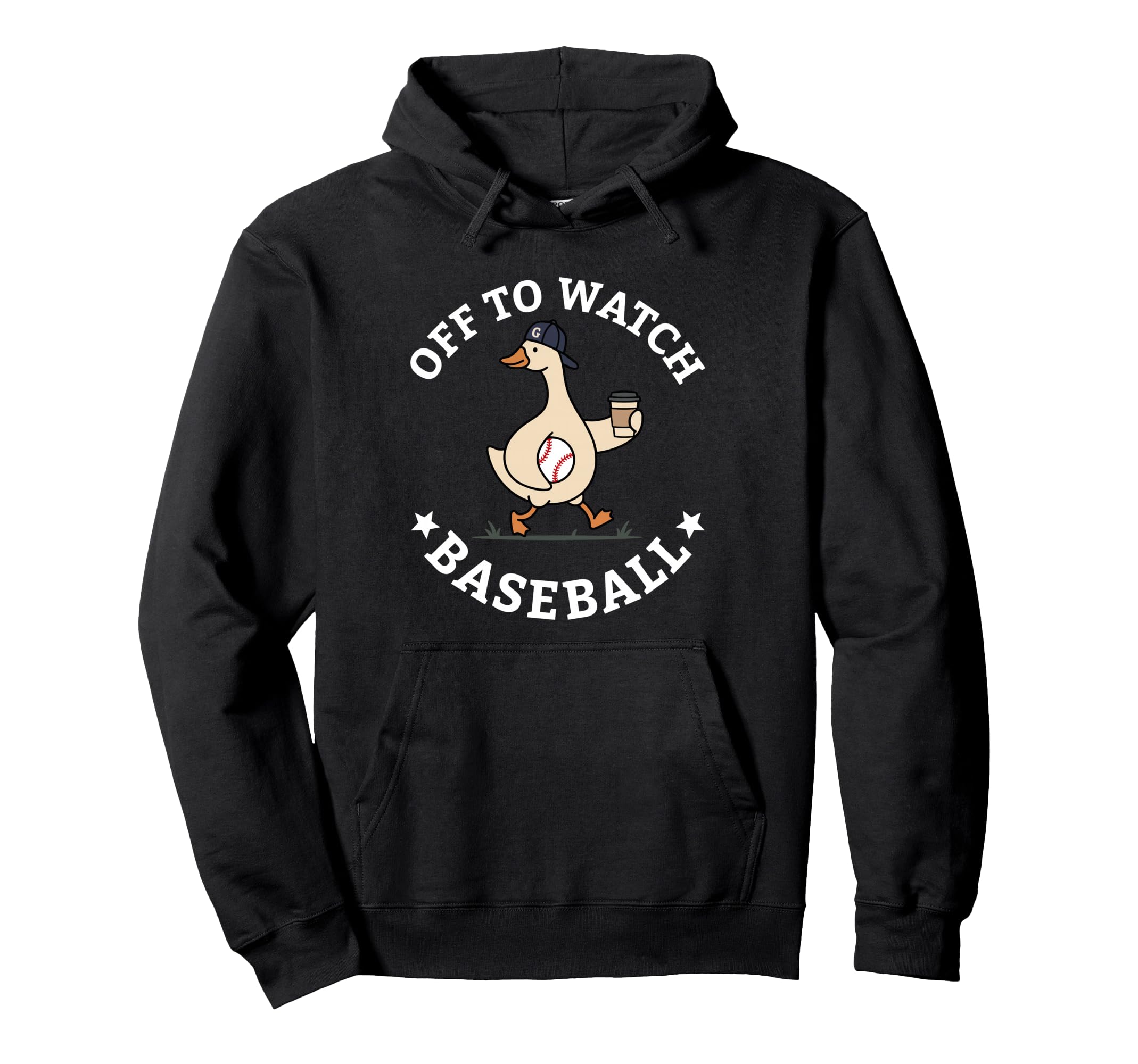 Off To Watch Baseball Mom Funny Goose Hoodie - Fun Novelty Design Unisex - T-Shirt, Sweatshirt, Hoodie
