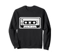 Audio Music Mix Tape Cassette Sweatshirt - Custom Art Print Men Women - T-Shirt, Sweatshirt, Hoodie