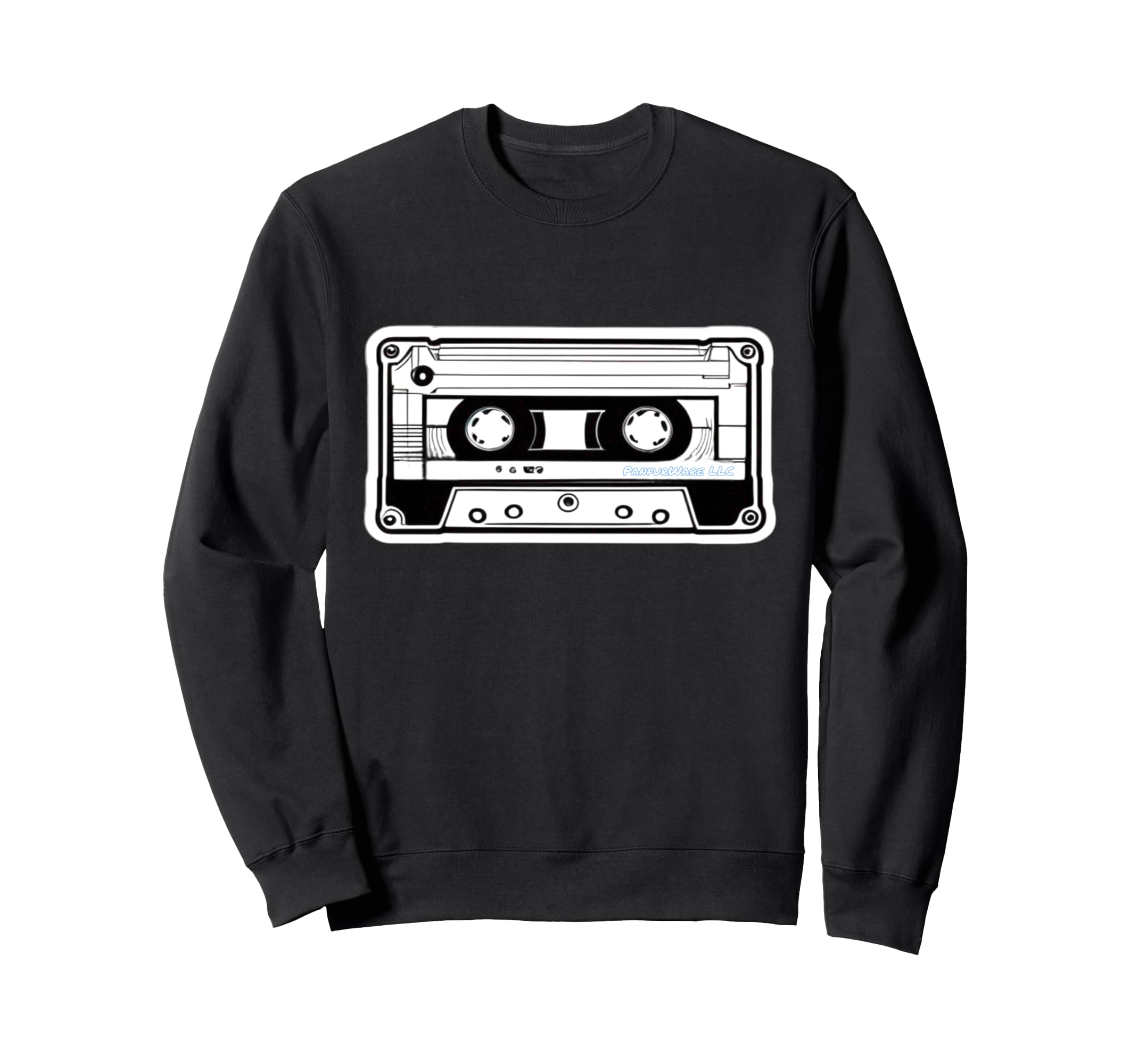 Audio Music Mix Tape Cassette Sweatshirt - Custom Art Print Men Women - T-Shirt, Sweatshirt, Hoodie