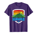 Hawaii Rainbow Sun 80S T-Shirt - Casual Everyday Wear Men Women - T-Shirt, Sweatshirt, Hoodie