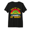 Dad Day Gamer Night Tri Blend T-Shirt - Minimalist Print for Adults - T-Shirt, Sweatshirt, Hoodie