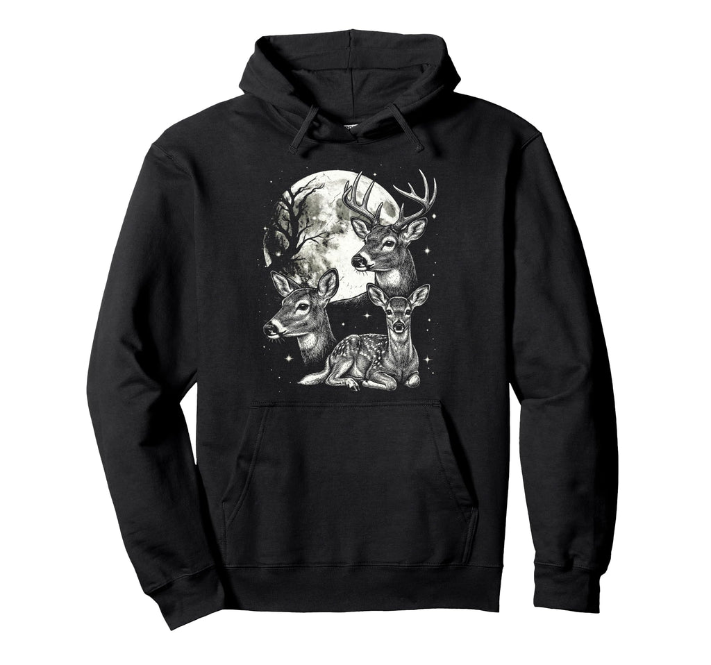 Deer 90S Aesthetic Y2K Wildlife Deer Hoodie - Aesthetic Graphic for Adults - T-Shirt, Sweatshirt, Hoodie