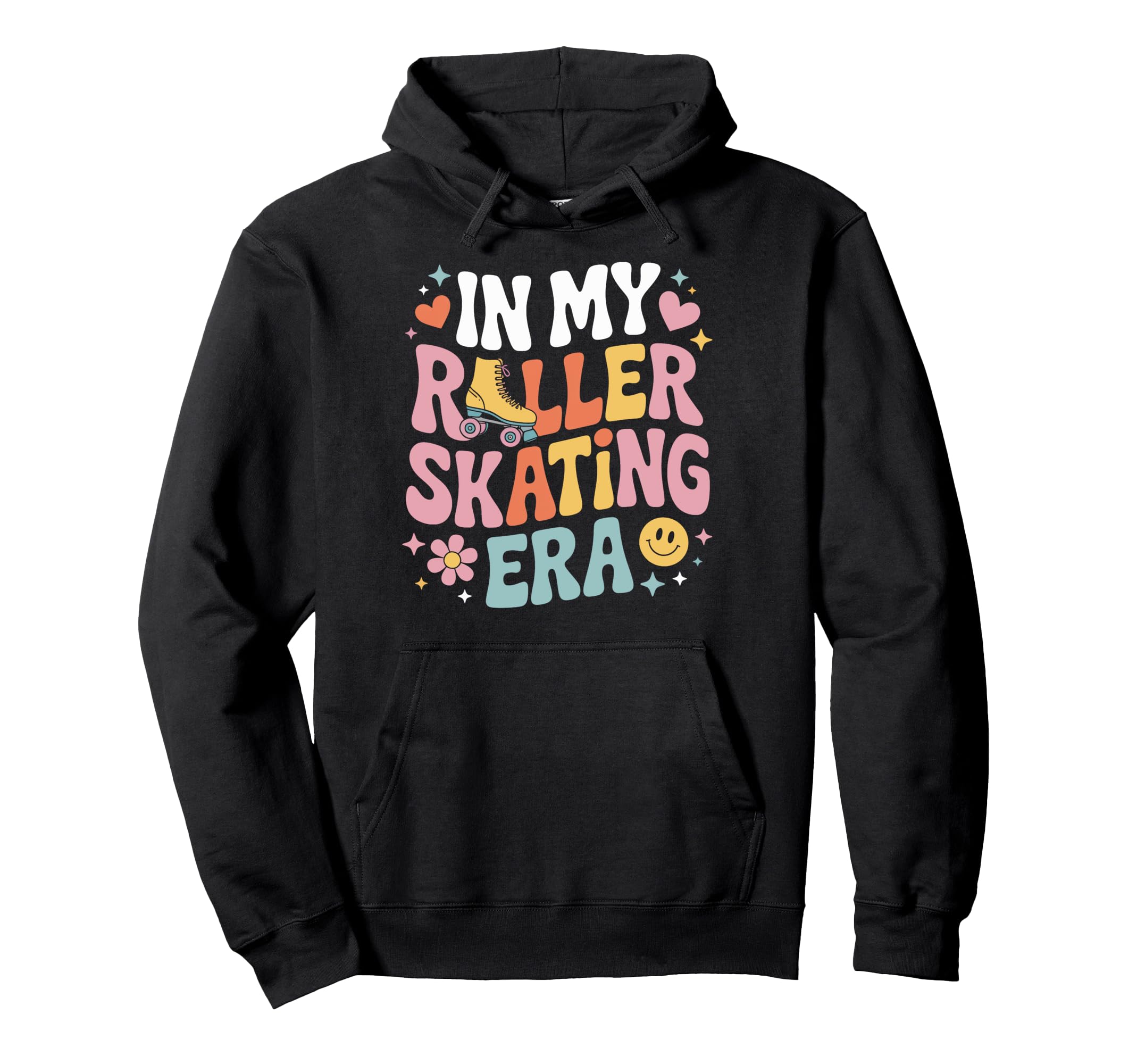 My Roller Skating Era Skater Teens Quad Hoodie - Novelty Apparel Unisex - T-Shirt, Sweatshirt, Hoodie