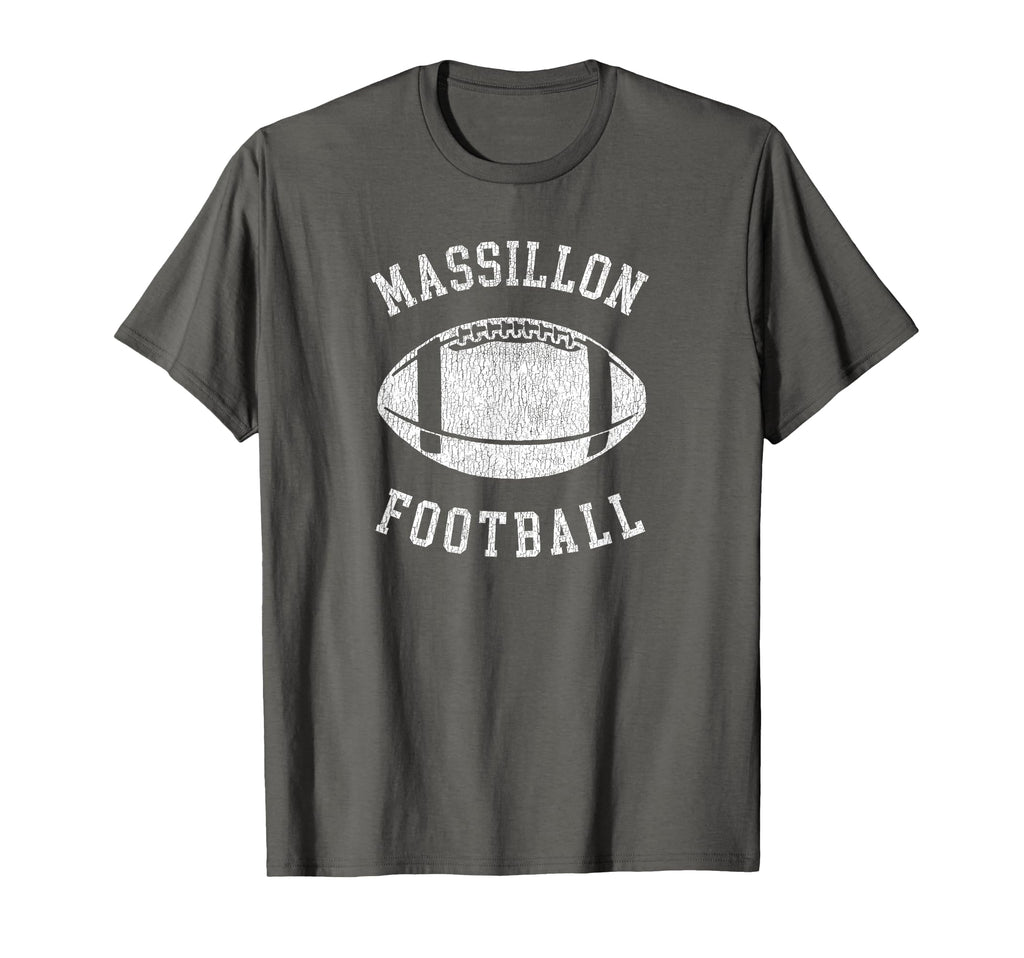 Massillon Football Distressed 80S T-Shirt - Trendy Graphic Men Women - T-Shirt, Sweatshirt, Hoodie
