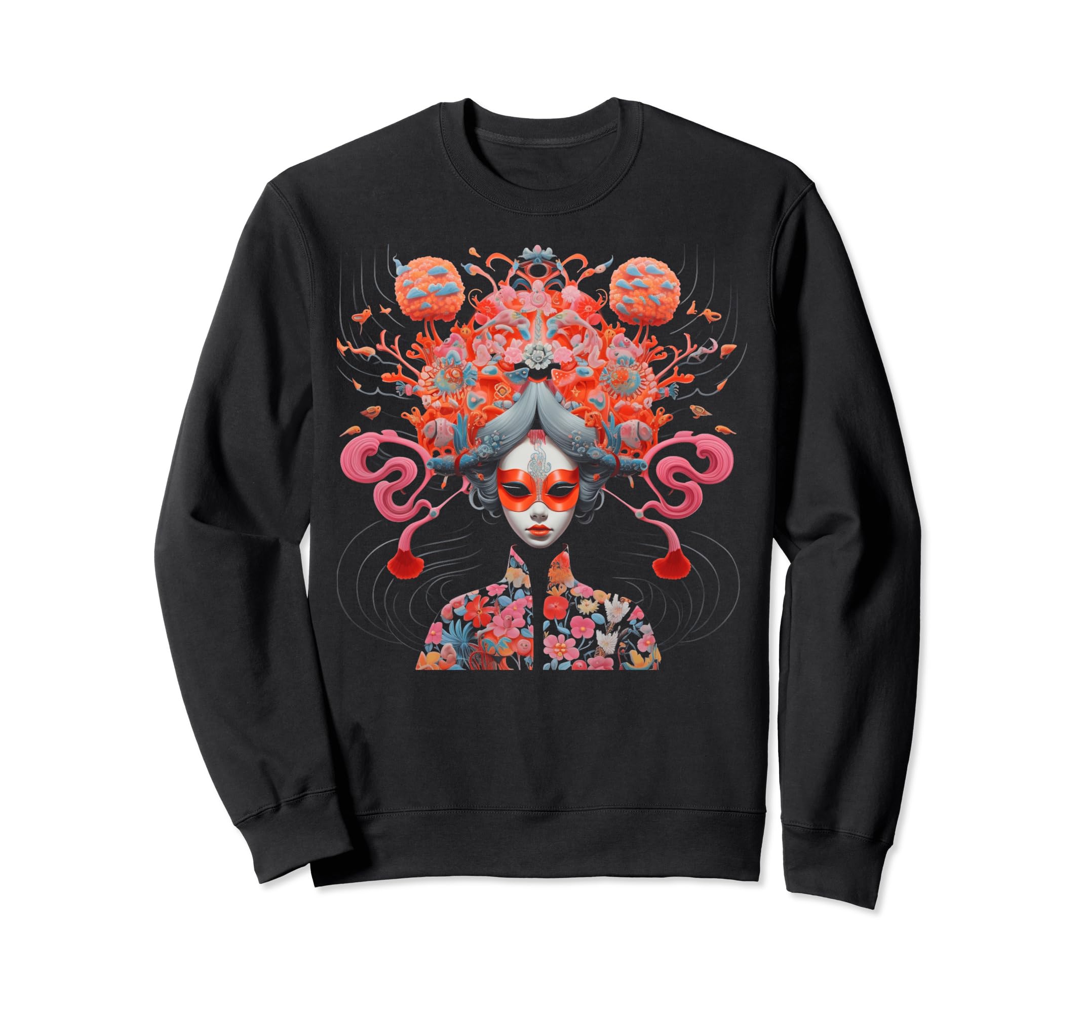 Japanese Y2K Aesthetic Surreal Sweatshirt - Fun Novelty Design Men Women - T-Shirt, Sweatshirt, Hoodie