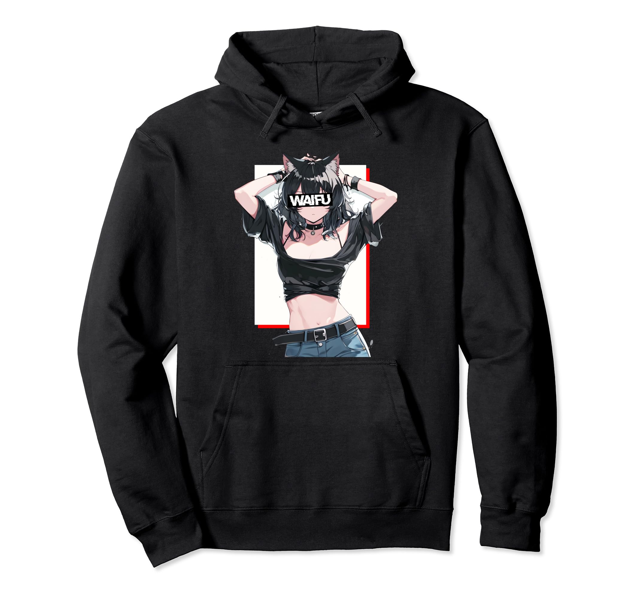 Japanese Aesthetic Waifu Anime Otaku Hoodie - Custom Art Print Men Women - T-Shirt, Sweatshirt, Hoodie