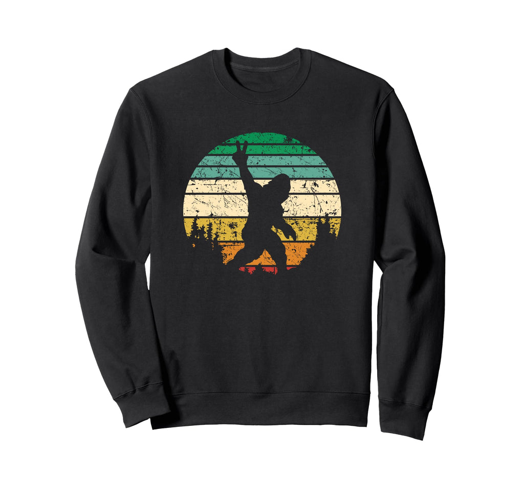 Sasquatch Peace Sign Funny Bigfoot Sweatshirt - Novelty Apparel Unisex - T-Shirt, Sweatshirt, Hoodie
