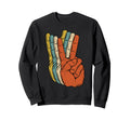 Peace 60S 70S Hippie Gift Sweatshirt - Casual Everyday Wear for Adults - T-Shirt, Sweatshirt, Hoodie