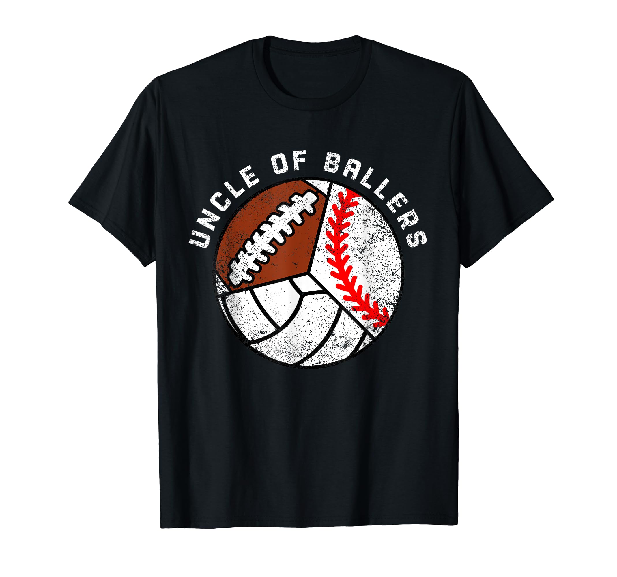 Uncle Ballers Funny Baseball Volleyball T-Shirt - Unique Graphic Unisex - T-Shirt, Sweatshirt, Hoodie