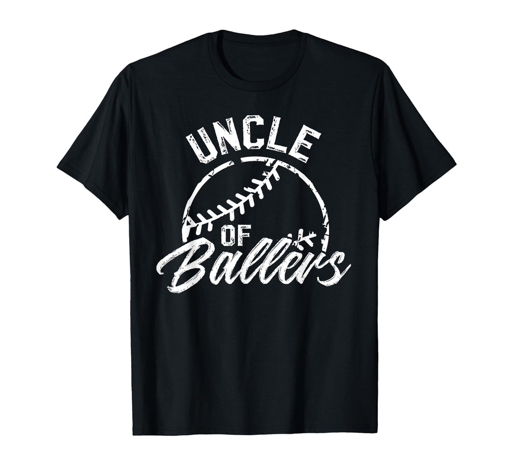 Uncle Ballers Baseball Uncle T-Shirt - Casual Everyday Wear for Adults - T-Shirt, Sweatshirt, Hoodie