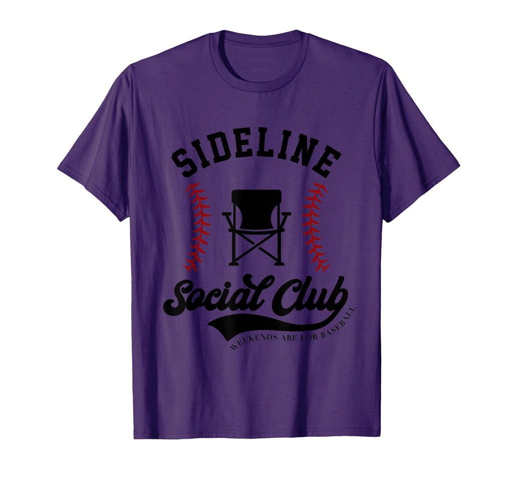 Sideline Social Club Baseball Weekends T-Shirt - Graphic Print Men Women - T-Shirt, Sweatshirt, Hoodie