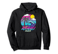 Miami Beach 80S Aesthetic Vaporwave Hoodie - Streetwear Style Men Women - T-Shirt, Sweatshirt, Hoodie