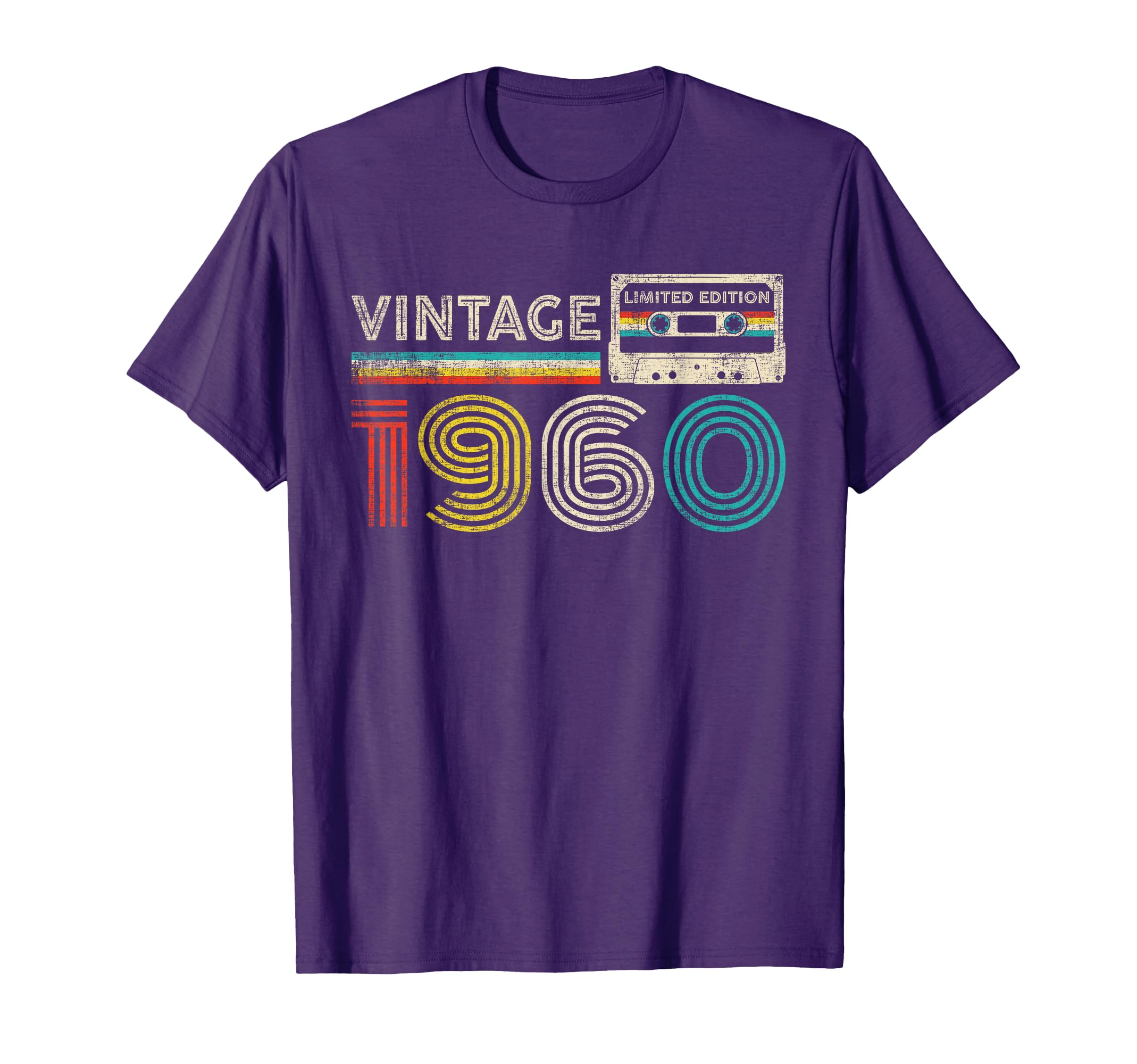 1960 Birthday 1960 Cassette Tape T-Shirt - Fun Novelty Design Unisex - T-Shirt, Sweatshirt, Hoodie
