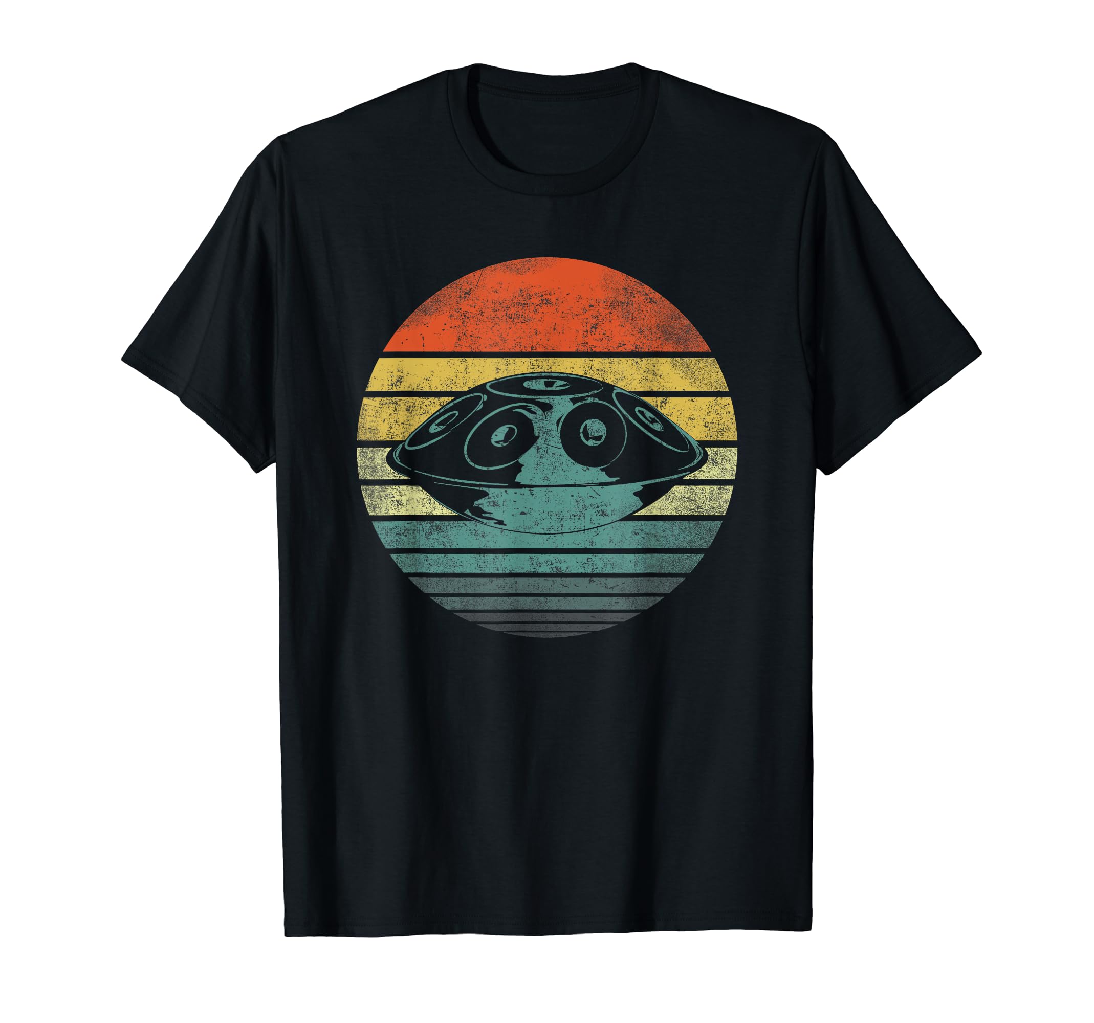 Handpan Hang Drum Musik Yoga Relax T-Shirt - Custom Art Print Men Women - T-Shirt, Sweatshirt, Hoodie