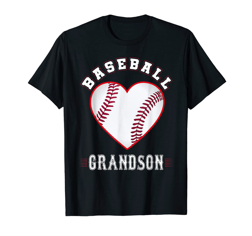 Grandson Baseball Gifts Funny T-Shirt - Casual Everyday Wear Men Women - T-Shirt, Sweatshirt, Hoodie