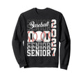 Senior 2027 Baseball Dad Proud Sweatshirt - Custom Art Print Men Women - T-Shirt, Sweatshirt, Hoodie
