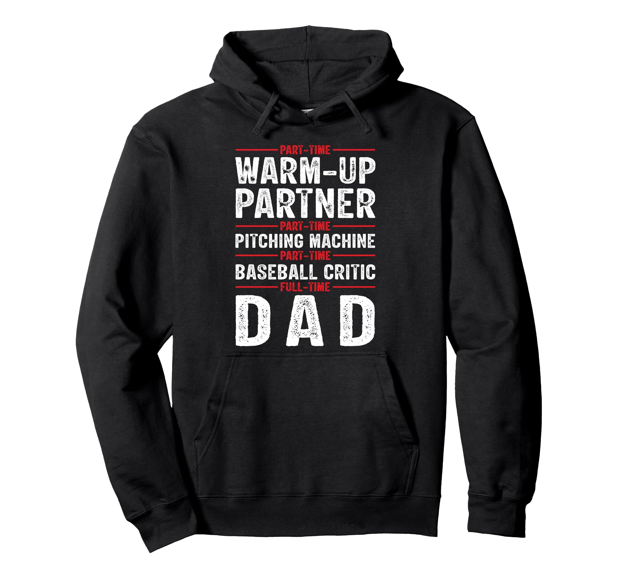Baseball Dad Hoodie - Casual Everyday Wear Unisex - T-Shirt, Sweatshirt, Hoodie