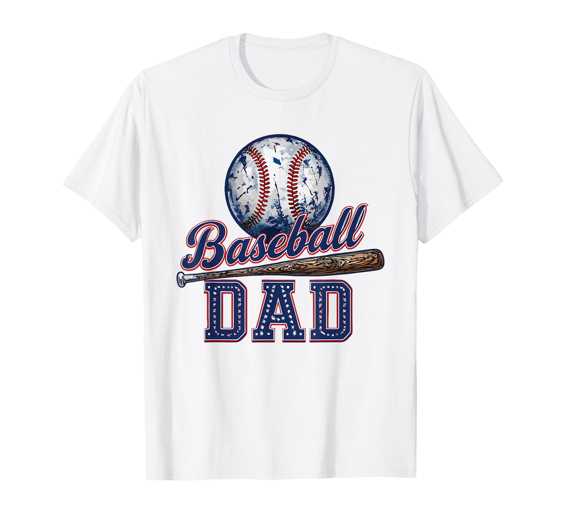 Baseball Dad Game Day Fathers Day T-Shirt - Unique Graphic Unisex - T-Shirt, Sweatshirt, Hoodie