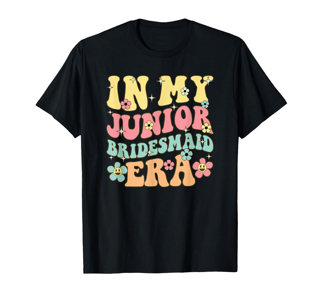 Groovy Junior Bridesmaid Era T-Shirt - Fun Novelty Design for Adults - T-Shirt, Sweatshirt, Hoodie