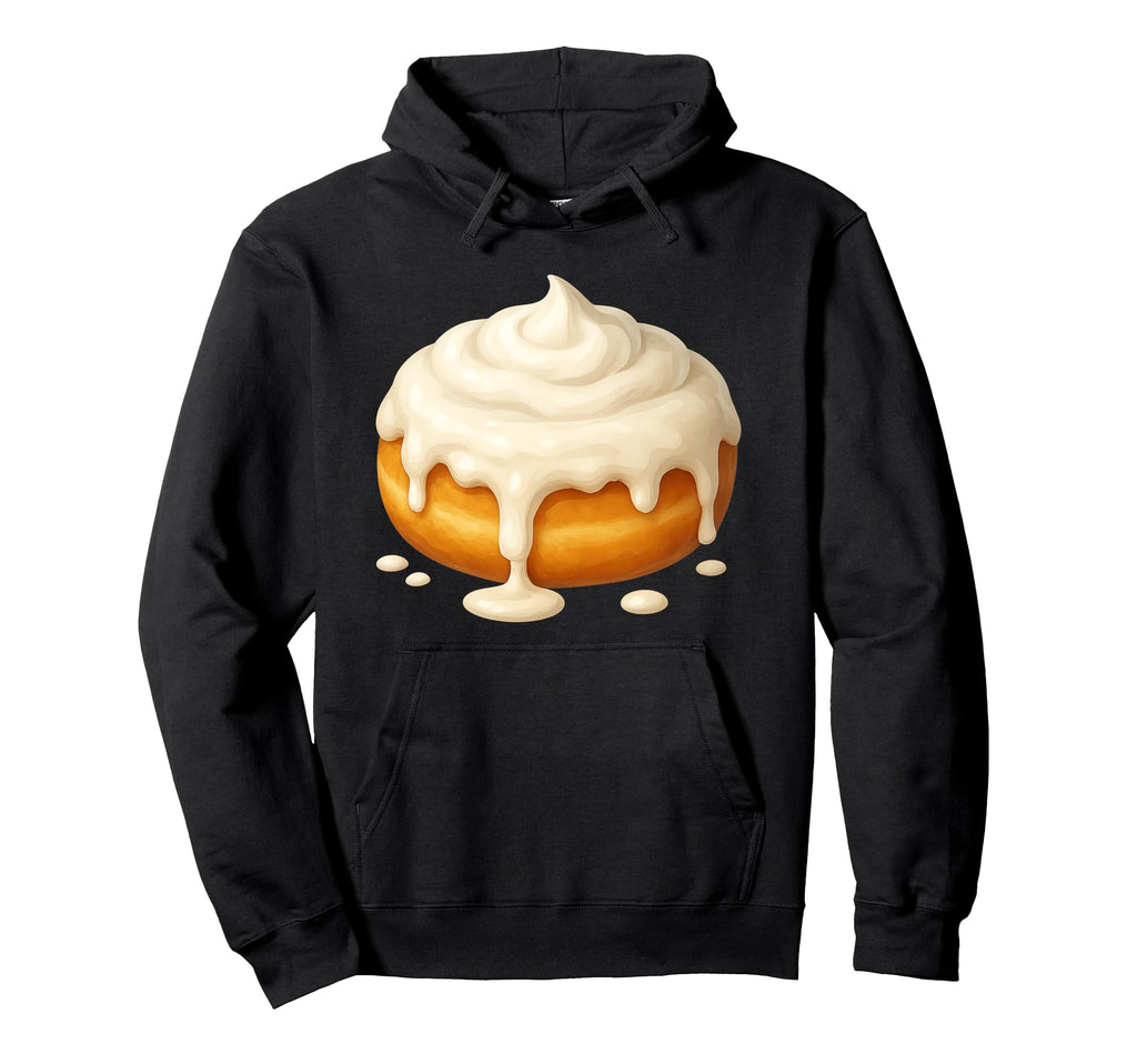 Y2K Cinnamon Roll Kawaii Sweet Snack Hoodie - Graphic Print for Adults - T-Shirt, Sweatshirt, Hoodie