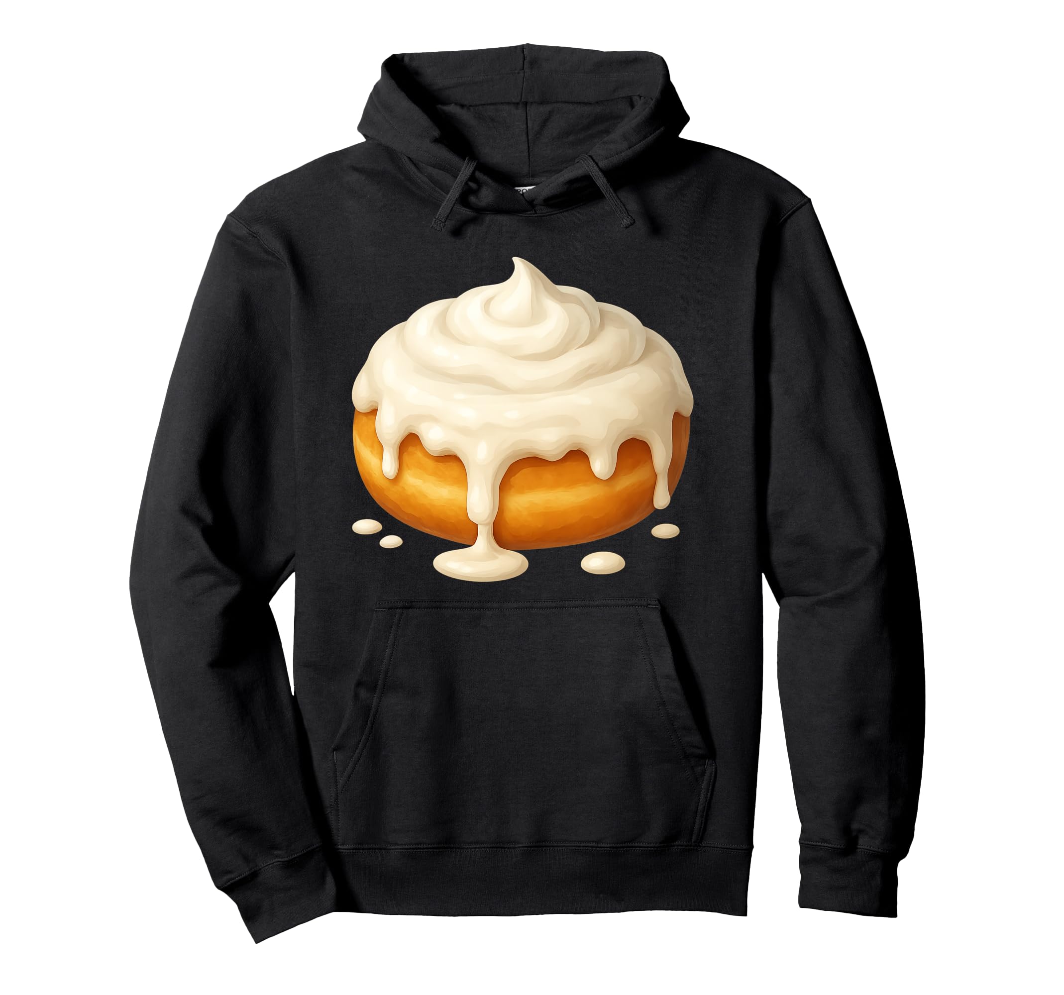 Y2K Cinnamon Roll Kawaii Sweet Snack Hoodie - Graphic Print for Adults - T-Shirt, Sweatshirt, Hoodie