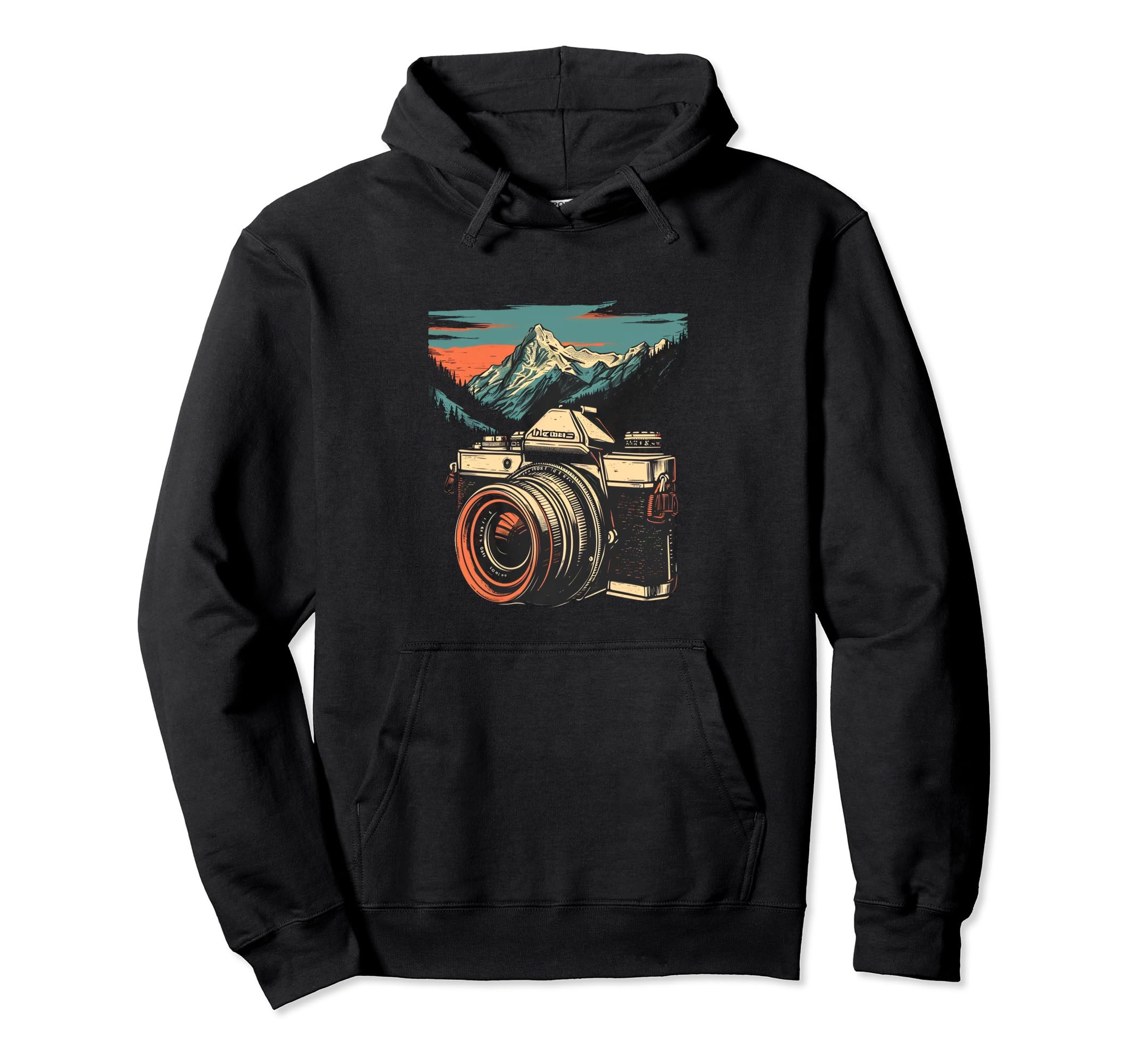 Photography Camera Mountain Nature Hoodie - Novelty Apparel Unisex - T-Shirt, Sweatshirt, Hoodie