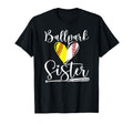 Ballpark Sister Heart Softball T-Shirt - Novelty Apparel Men Women - T-Shirt, Sweatshirt, Hoodie