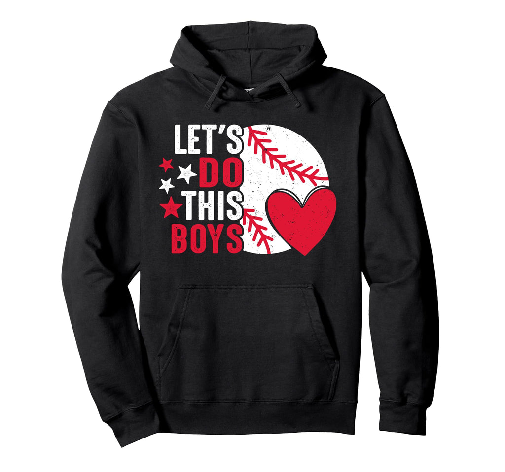 Baseball Mama Lets Do This Hoodie - Unique Graphic for Adults - T-Shirt, Sweatshirt, Hoodie