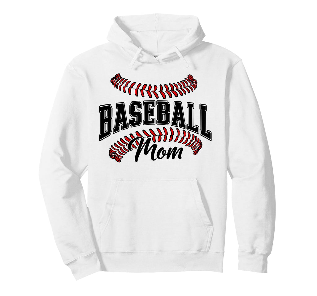 Baseball Mom Baseball Lovers Funny Hoodie - Minimalist Print Men Women - T-Shirt, Sweatshirt, Hoodie