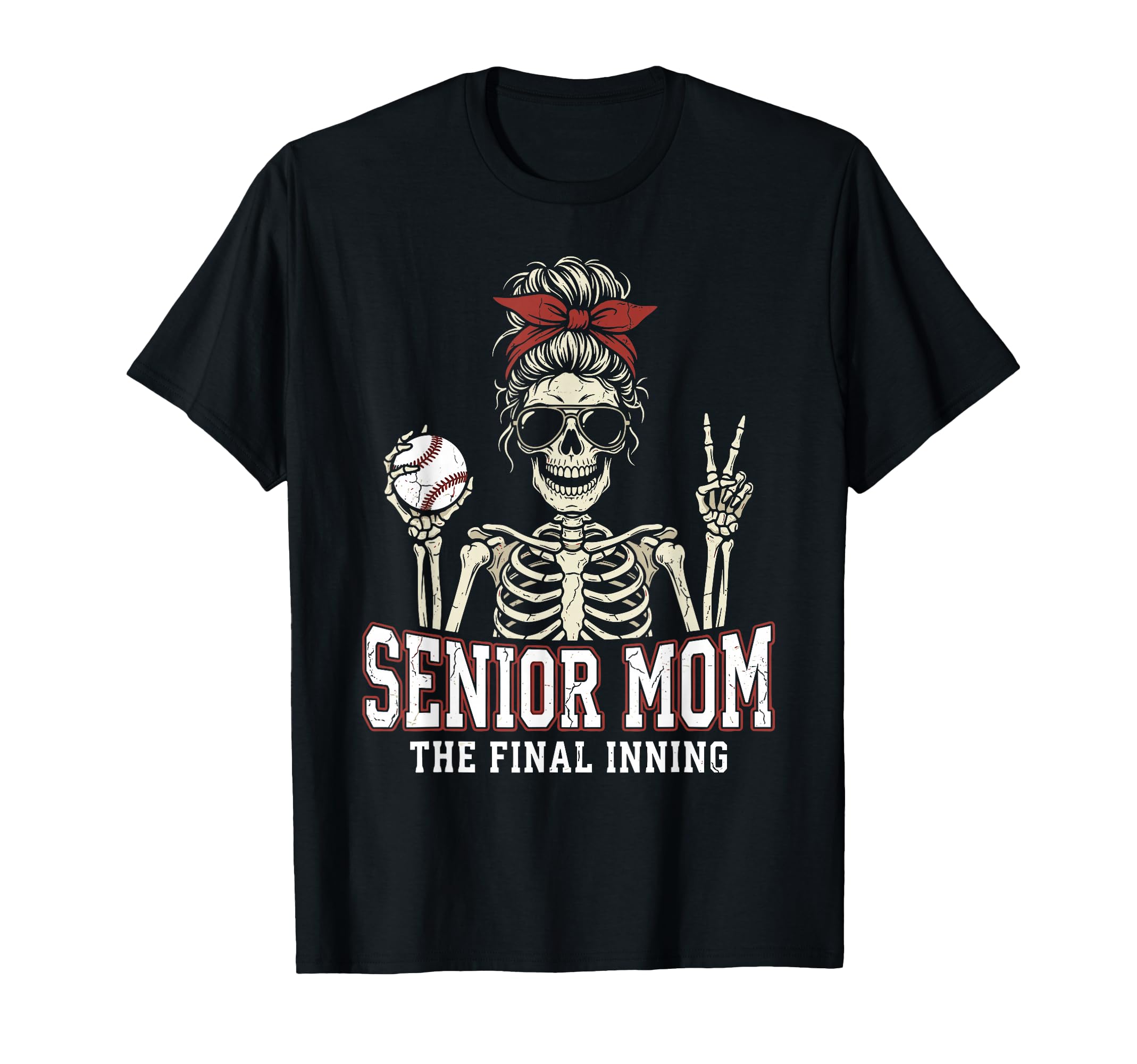 Baseball Senior Mom 2026 Final Inning T-Shirt - Graphic Print Men Women - T-Shirt, Sweatshirt, Hoodie