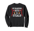 My Grandson Baseball Nana Sweatshirt - Aesthetic Graphic for Adults - T-Shirt, Sweatshirt, Hoodie