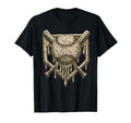 Ice Cream Baseball Drip Camo Usa T-Shirt - Casual Everyday Wear Men Women - T-Shirt, Sweatshirt, Hoodie