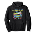 Raised Old School Hip Hop Cassette Hoodie - Aesthetic Graphic for Adults - T-Shirt, Sweatshirt, Hoodie