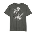 Skeleton Playing Guitar Rock Star T-Shirt - Fun Novelty Design for Adults - T-Shirt, Sweatshirt, Hoodie