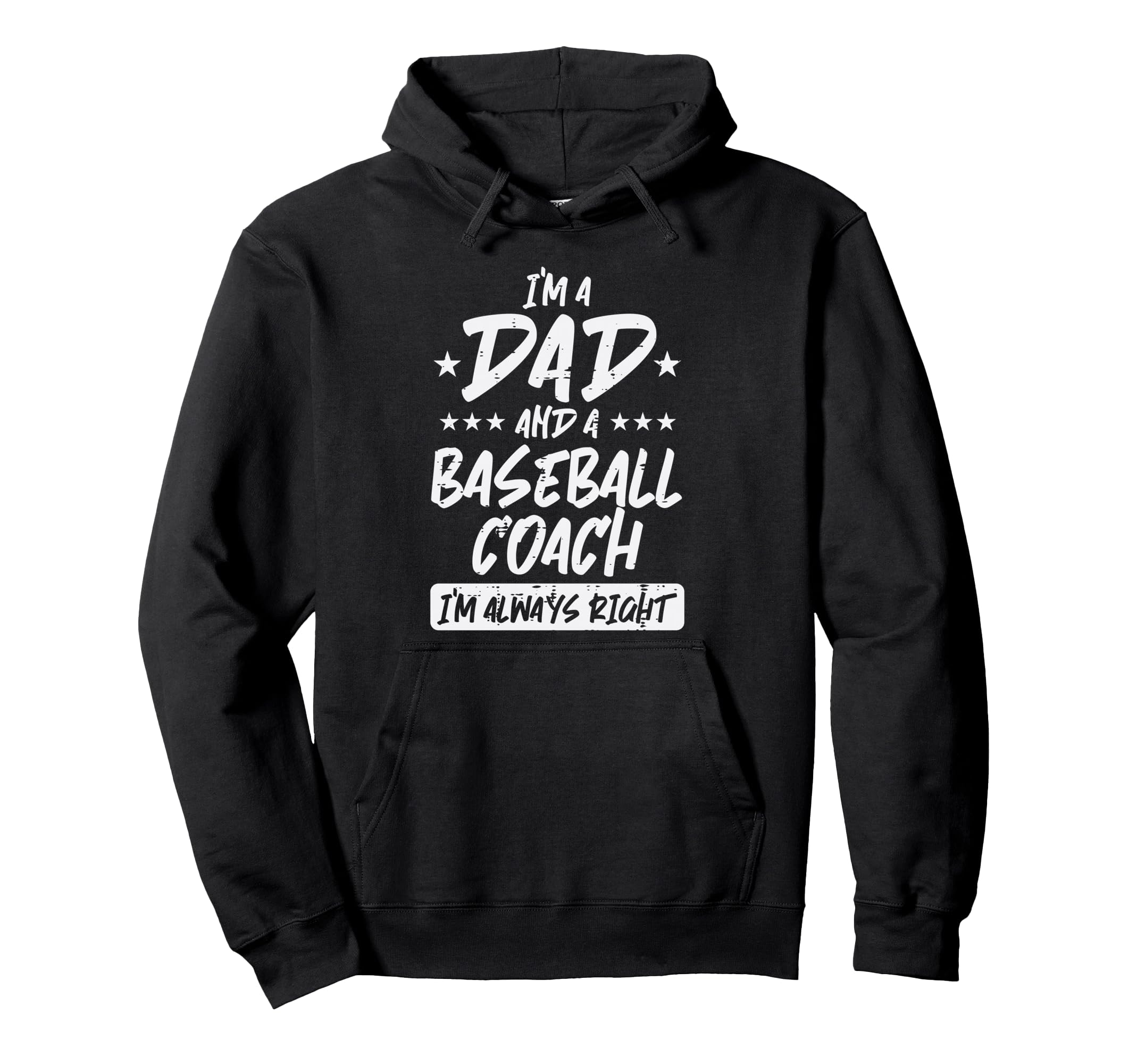 Im Dad Baseball Coach Funny Hoodie - Casual Everyday Wear for Adults - T-Shirt, Sweatshirt, Hoodie