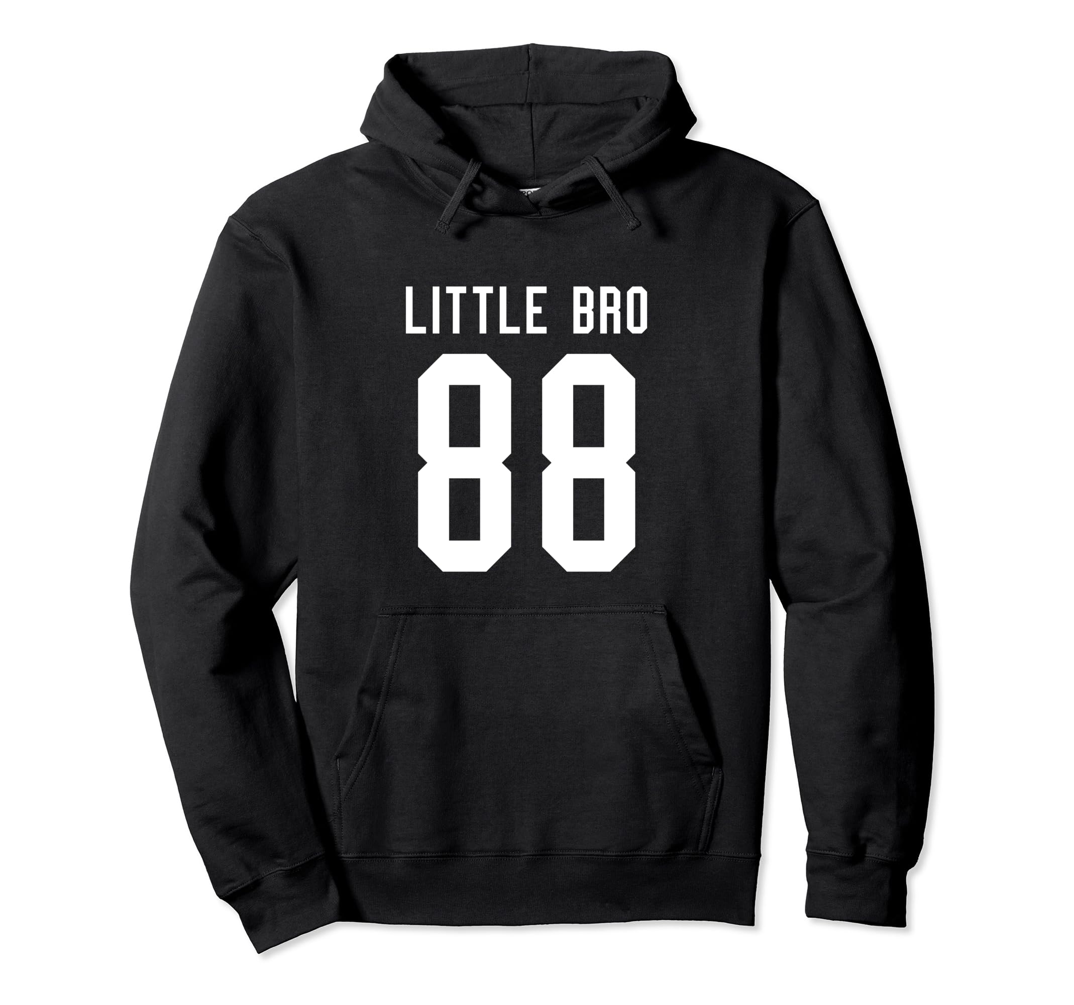 Number 88 Little Bro Biggest Fan Hoodie - Streetwear Style Men Women - T-Shirt, Sweatshirt, Hoodie