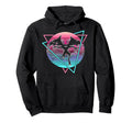 Vaporwave Aesthetic Mothman Hoodie - Fun Novelty Design Men Women - T-Shirt, Sweatshirt, Hoodie