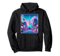 Futuristic Vaporwave Aesthetic Japan Hoodie - Fun Novelty Design Men Women - T-Shirt, Sweatshirt, Hoodie